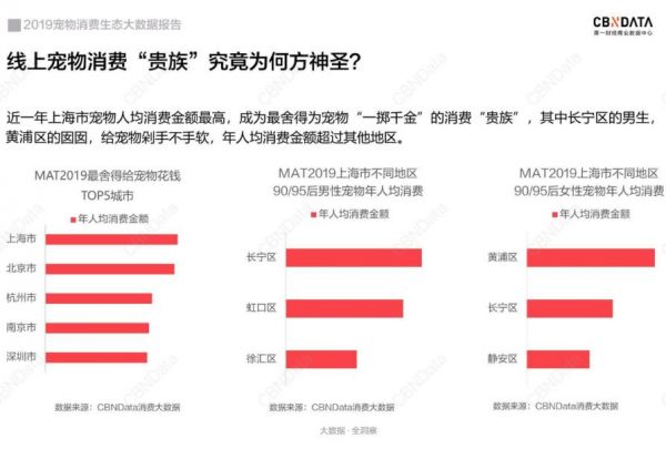CBNData 发布《2019宠物消费生态大数据报告》，上海消费最高