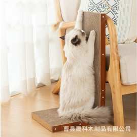 立式猫抓板耐磨不掉屑大号瓦楞纸磨爪板猫咪自嗨解闷玩具用品