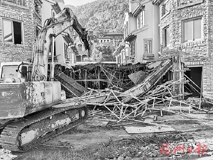 闽侯上街　拆除违建