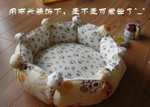 家里养宠物的 冬天到了 给你家猫狗主子做个温暖的宠物南瓜窝吧