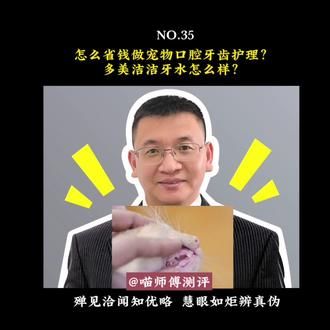 猫牙齿怎么清洁?多美洁漱口水怎么样?#宠物牙齿清洁 #猫牙齿 #多美洁液体牙膏