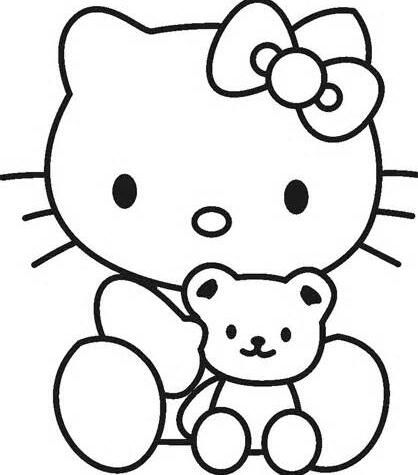 简单可爱猫卡通简笔画
