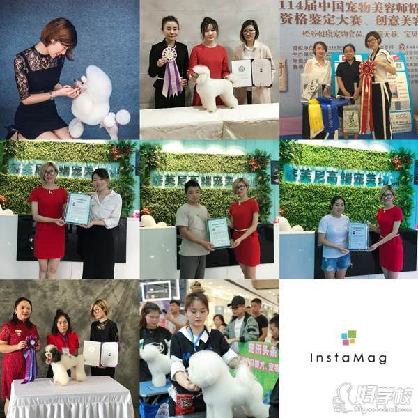 蒂芙尼高端宠美培训学校学员风采