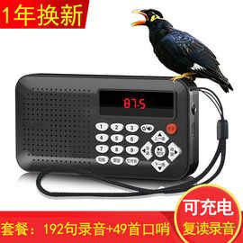 教鸟学说话鹩哥录音口哨训练鸟用学习机玄凤鹦鹉学话机八哥复读机