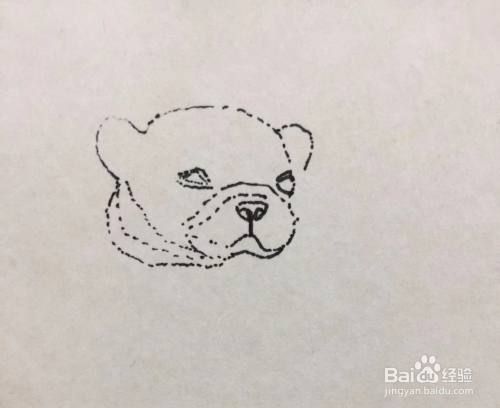 插画教程之沙发上的法斗犬