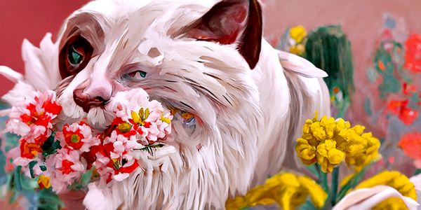 宠物绘画新风：萌宠主题AI创作引领艺术潮流