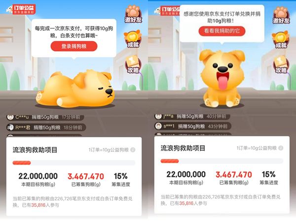 京东金融订单公益，给流浪狗一份“饱饱的爱”