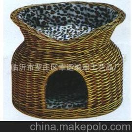专业生产供应 柳编宠物篮 精品宠物窝 草编收纳 收纳筐批发