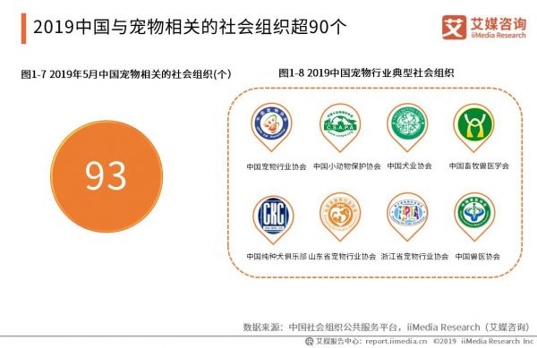 2019中国与宠物相关的社会组织超90个