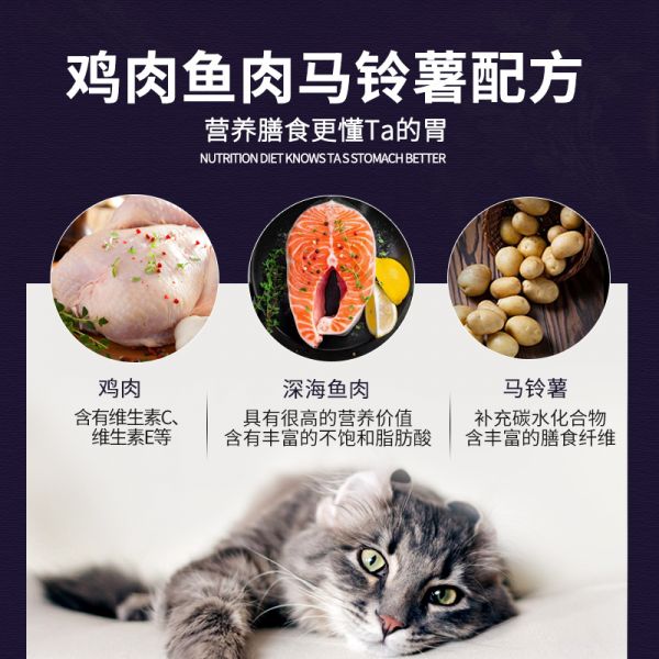 both宠物猫粮成年期全价猫粮6.8kg 去成猫粮