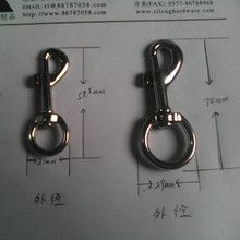 专业生产锌合金宠物钩电镀镍宠物扣牵引钩织带扣金属带扣