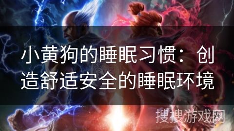 小黄狗的睡眠习惯：创造舒适安全的睡眠环境