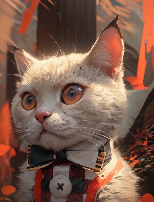 意间AI绘画小猫文案：揭秘猫咪魅力，打造独特视觉宴，激发创意灵感