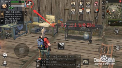 明日之后如何取回宠物背包的东西？
