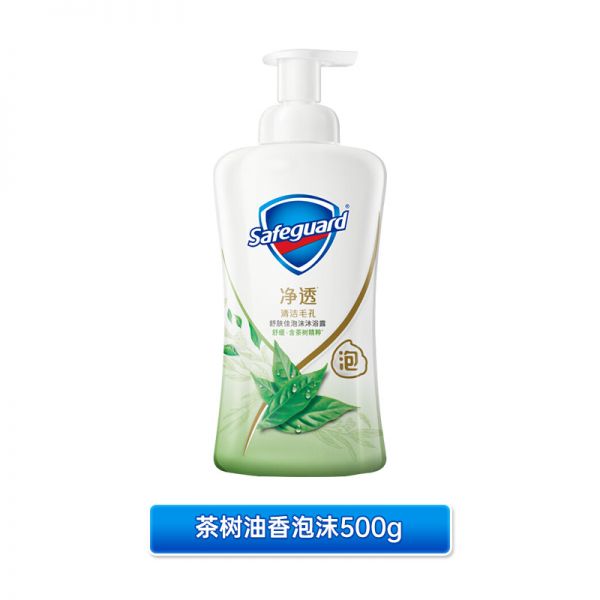 舒肤佳排浊泡沫沐浴露500g 茶树500g*1瓶