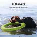 户外飞盘狗专用飞盘 耐咬金毛边牧宠物训狗训练飞环圆环浮水