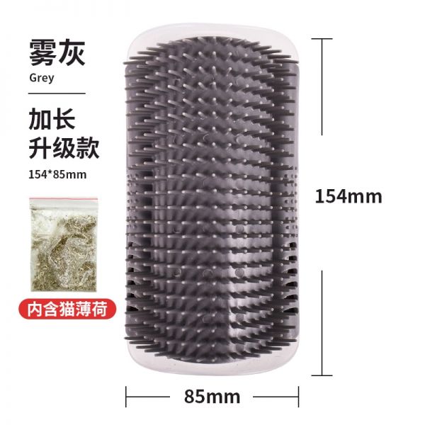 米妮猫玩具猫咪蹭痒器墙角蹭毛猫抓板脸挠痒痒宠物用品大全 ⭐升级加长款樱花粉.送猫薄荷 默认
