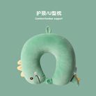 PP棉u型枕旅行枕水晶绒舒适护颈枕办公室午睡可加logo礼品批发