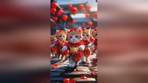 小猫咪炸街太酷，心思全写在脸上令人惊