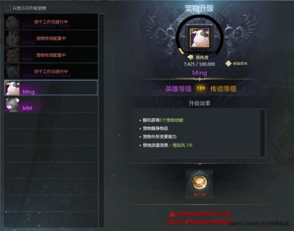 《命运方舟》宠物篇