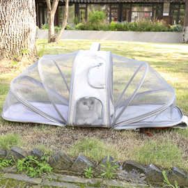 便携猫包宠物外出包透气可拓展大容量宠物包狗猫咪背包外出双肩包