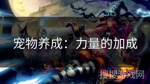 宠物养成：力量的加成