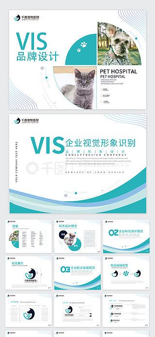 宠物医院VIS手册企业视觉形象识别
