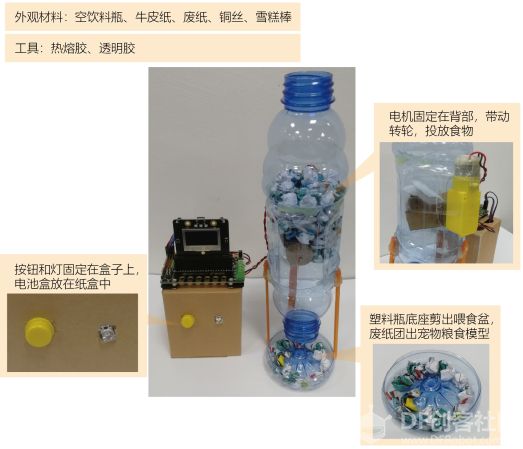【Gravity】Mind+掌控板进阶教程-项目六 宠物投食机图25