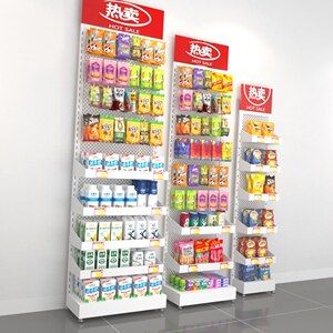 超市小货架零食便利店槟榔口香糖展示架宠物店置物架促销多层挂钩