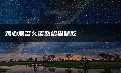 鸡心煮多久能熟给猫咪吃