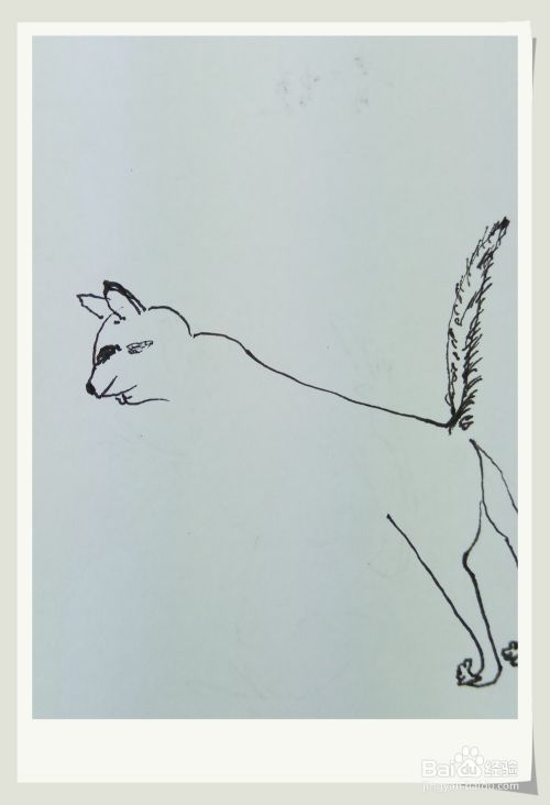 怎样画简笔画“跳跃的猫”？