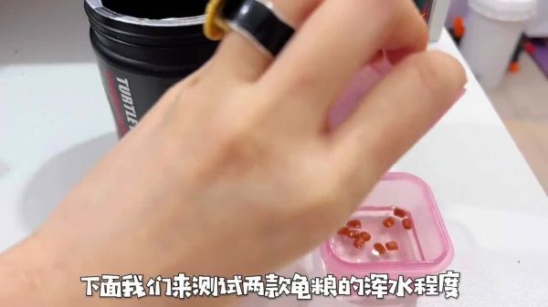 乌龟发色粮推荐与对比评测,谈谈我最爱的两款发色粮!