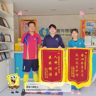 感谢大橘家长送来的锦旗