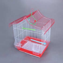 观赏鸟笼子 八哥笼鹩哥笼虎皮玄凤牡丹鹦鹉笼 铁丝金属鸟笼子批发