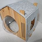 新造型四季通用猫房子猫窝猫舍安装简单个性不含垫子