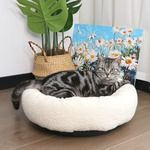 夏季宠物窝深睡窝宠物用品可拆洗狗窝圆形猫垫子中小型狗垫猫咪窝