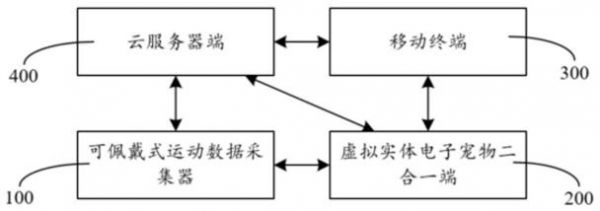 一种运动陪伴型电子宠物系统