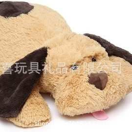 外贸巨型毛绒狗狗毛绒超大毛绒动物毛绒狗狗枕女孩玩具儿童玩具