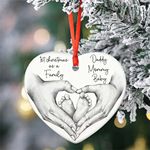跨境热款圣诞节First Christmas As A Family送给新父母挂件装饰