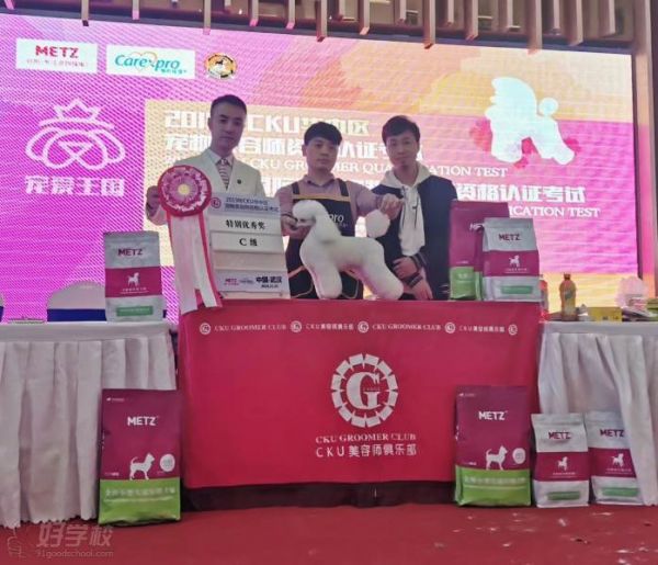 华中区宠物美容师C级特别优秀奖风采