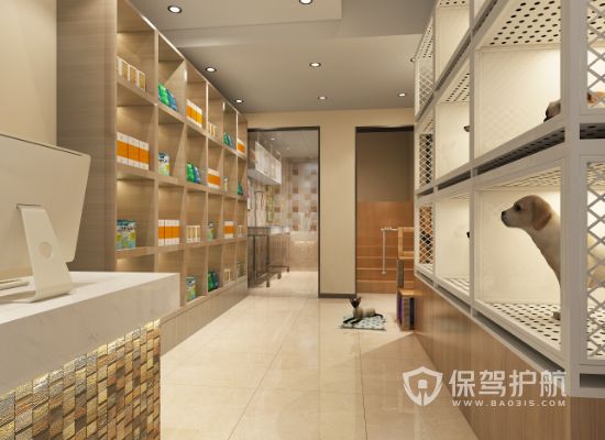 小型宠物店装修效果图