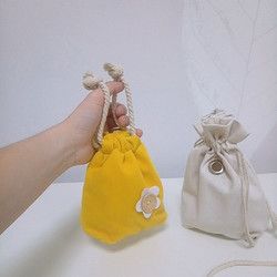 金丝熊仓鼠蜜袋鼯外出便携包小型透气外出手提袋子仓鼠用品 透气款黄色
