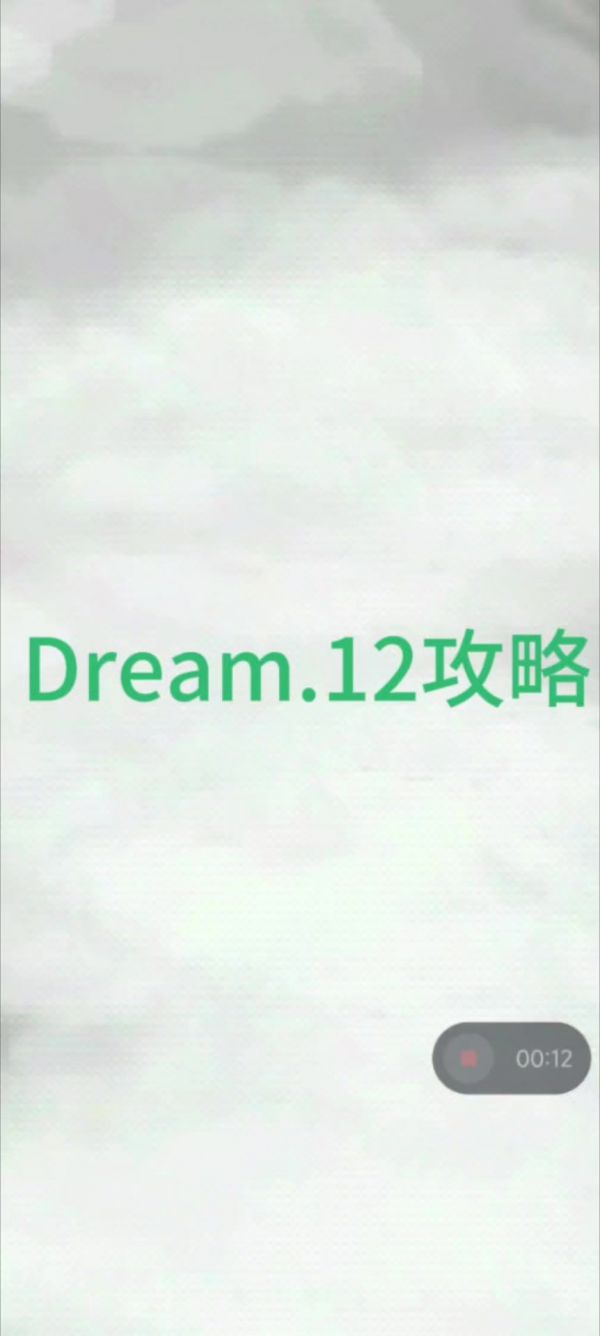 Dream.12通关攻略截图