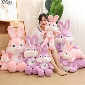 兔美美,毛绒玩具动物类毛绒,长青玩具,动物挂件摆件图片