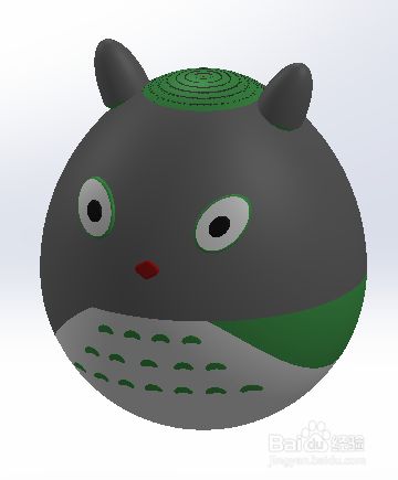 SolidWorks如何画龙猫