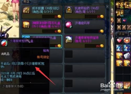 DNF沙滩排球宠物礼盒怎么获得