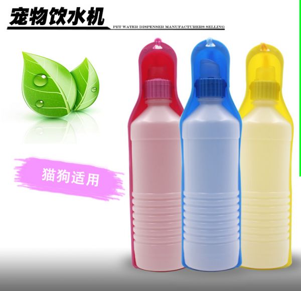 宠物饮水器狗狗户外出便携水壶宠物喂水器宠物用品500ml/300ml详情7