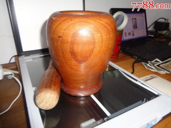 文*木制中药凿子捣药碾子罐子老工具=15厘米*10厘米_价格100元【诚信藏书店】_第3张_7788商城__七七八八商品交易平台(7788.com)