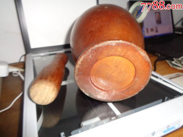 文*木制中药凿子捣药碾子罐子老工具=15厘米*10厘米_价格100元【诚信藏书店】_第5张_7788商城__七七八八商品交易平台(7788.com)