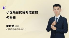 小区噪音扰民归谁管如何举报
